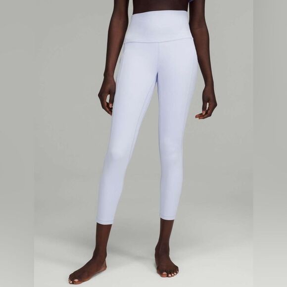 Lululemon Align HR Pocket Leggings 25 Inch - Pastel Blue - Picture 1 of 12